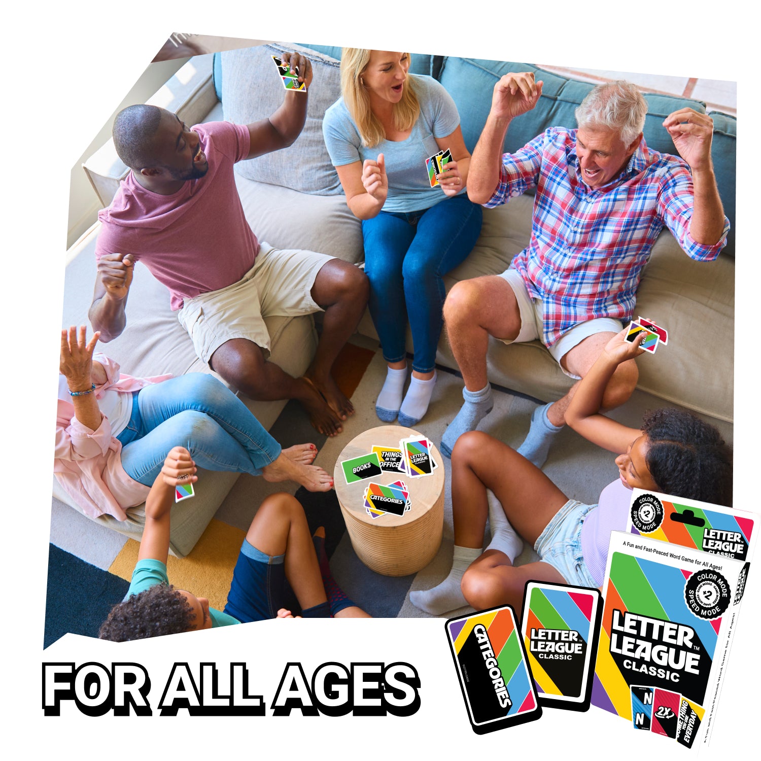 Letter League Word Game - for Families Adults and Kids, Expand Your Vocabulary