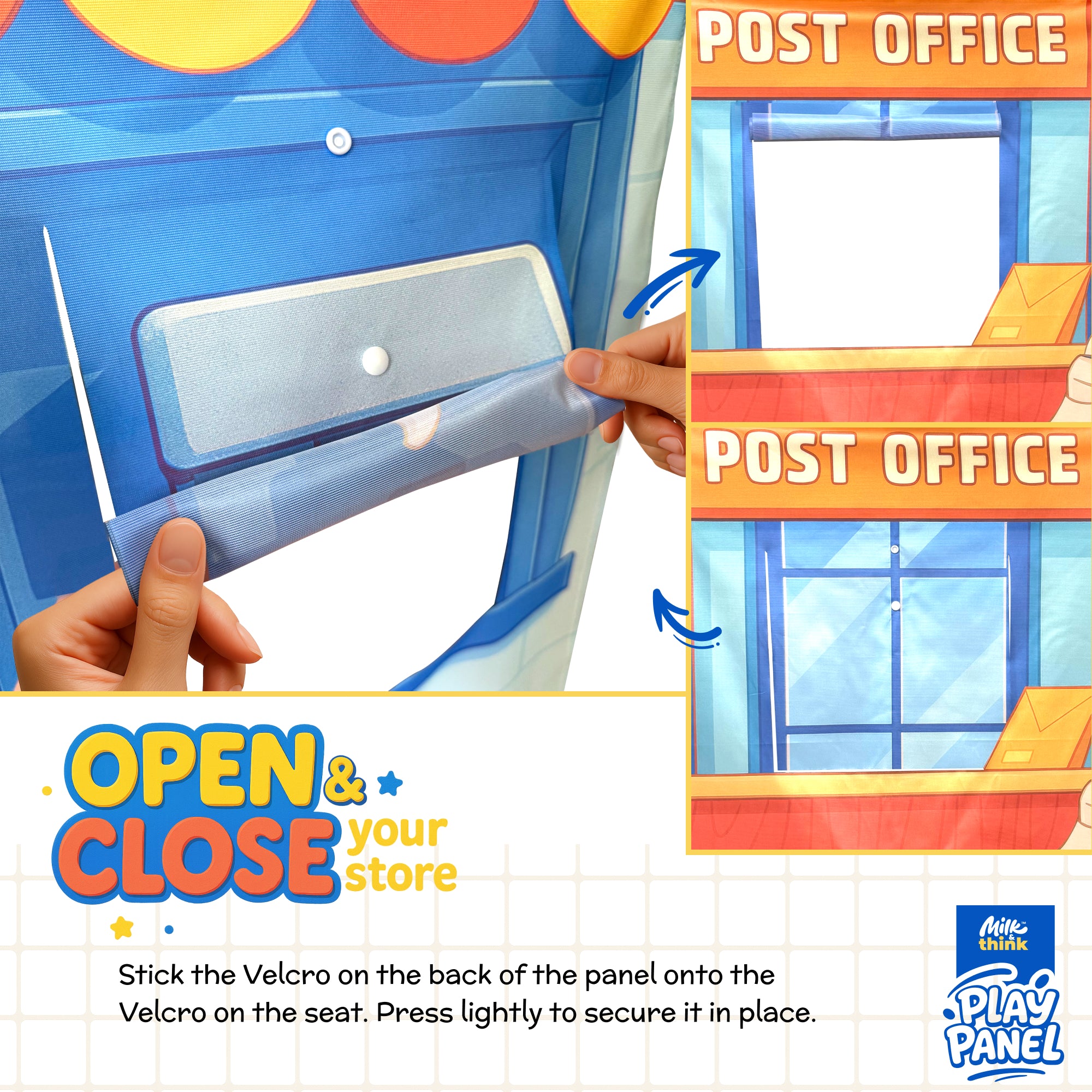 Post Office Play Panel (Ages 2–7) | Milk & Think