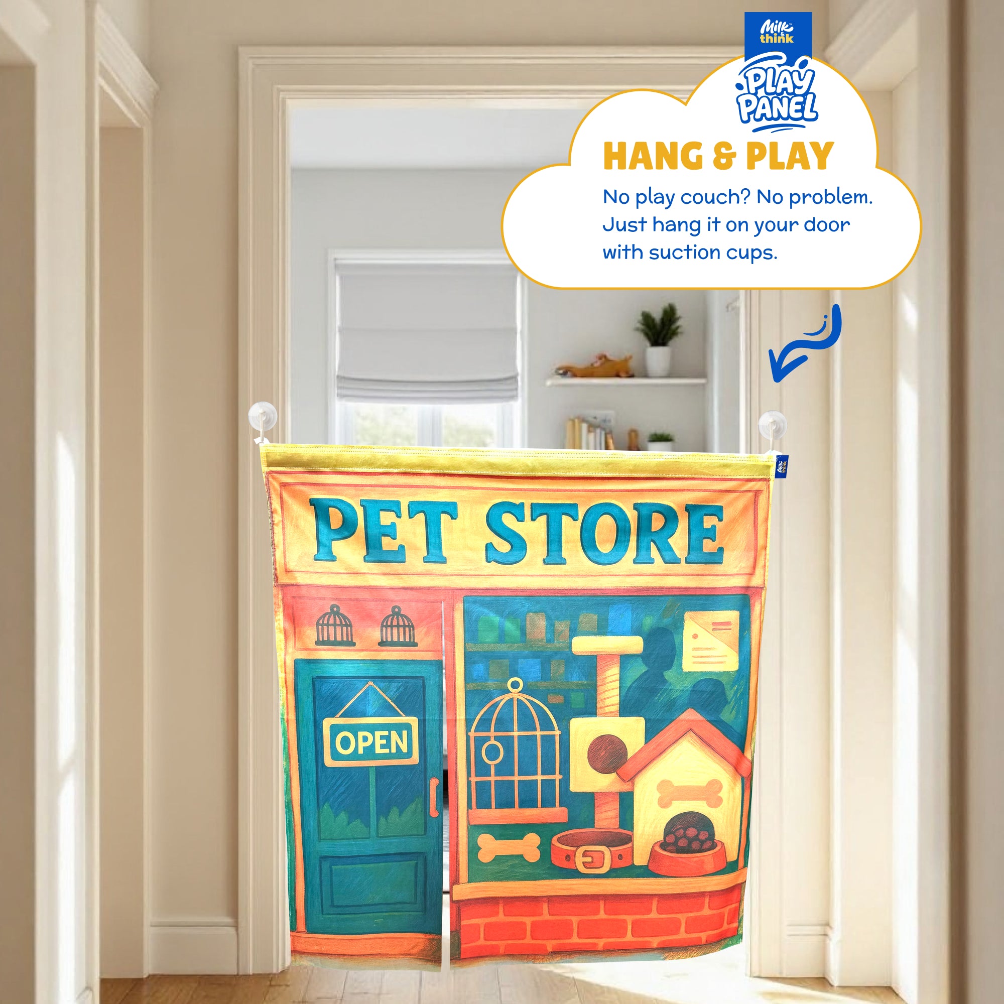 Pet Store Play Panel (Ages 2–7) | Milk & Think