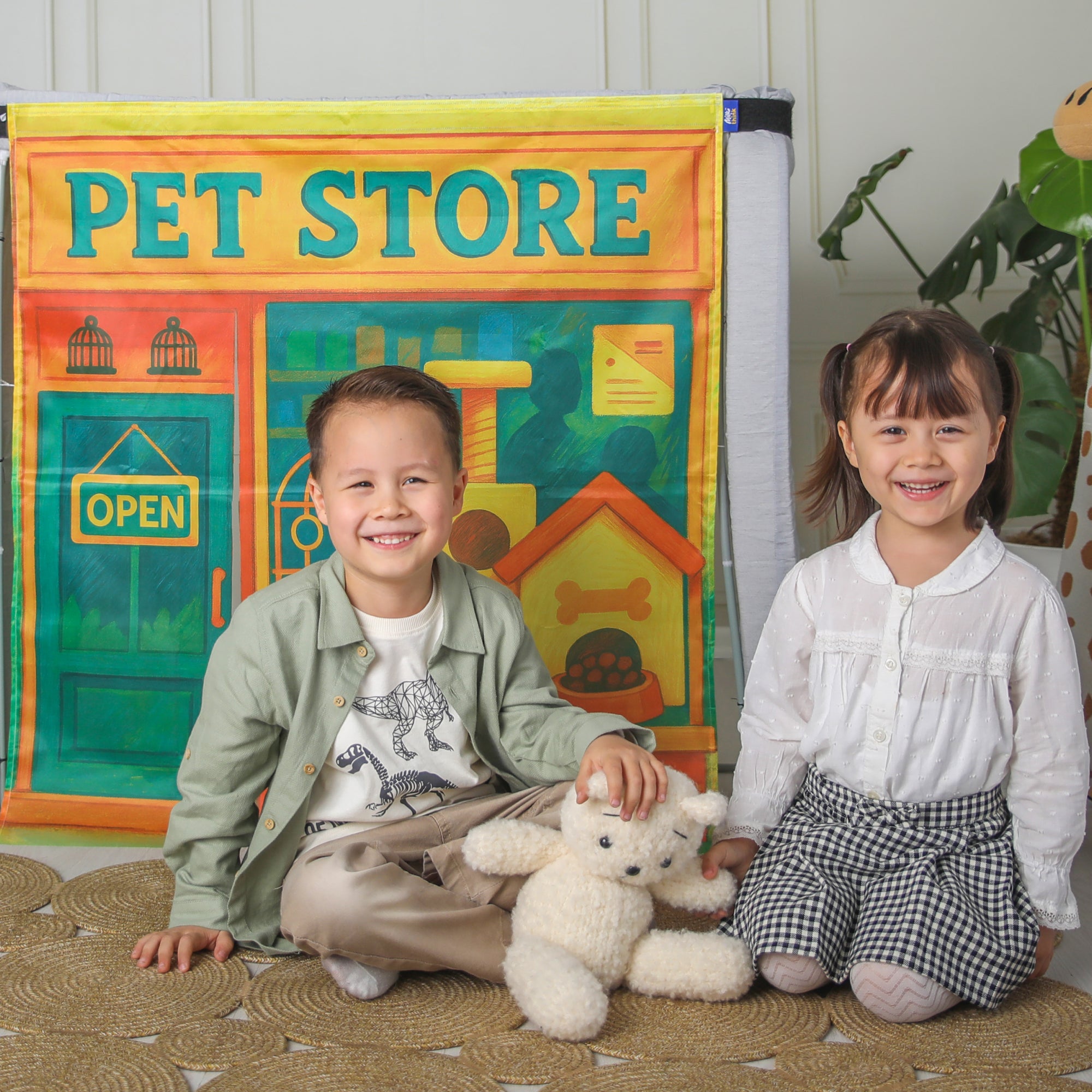 Pet Store Play Panel (Ages 2–7) | Milk & Think