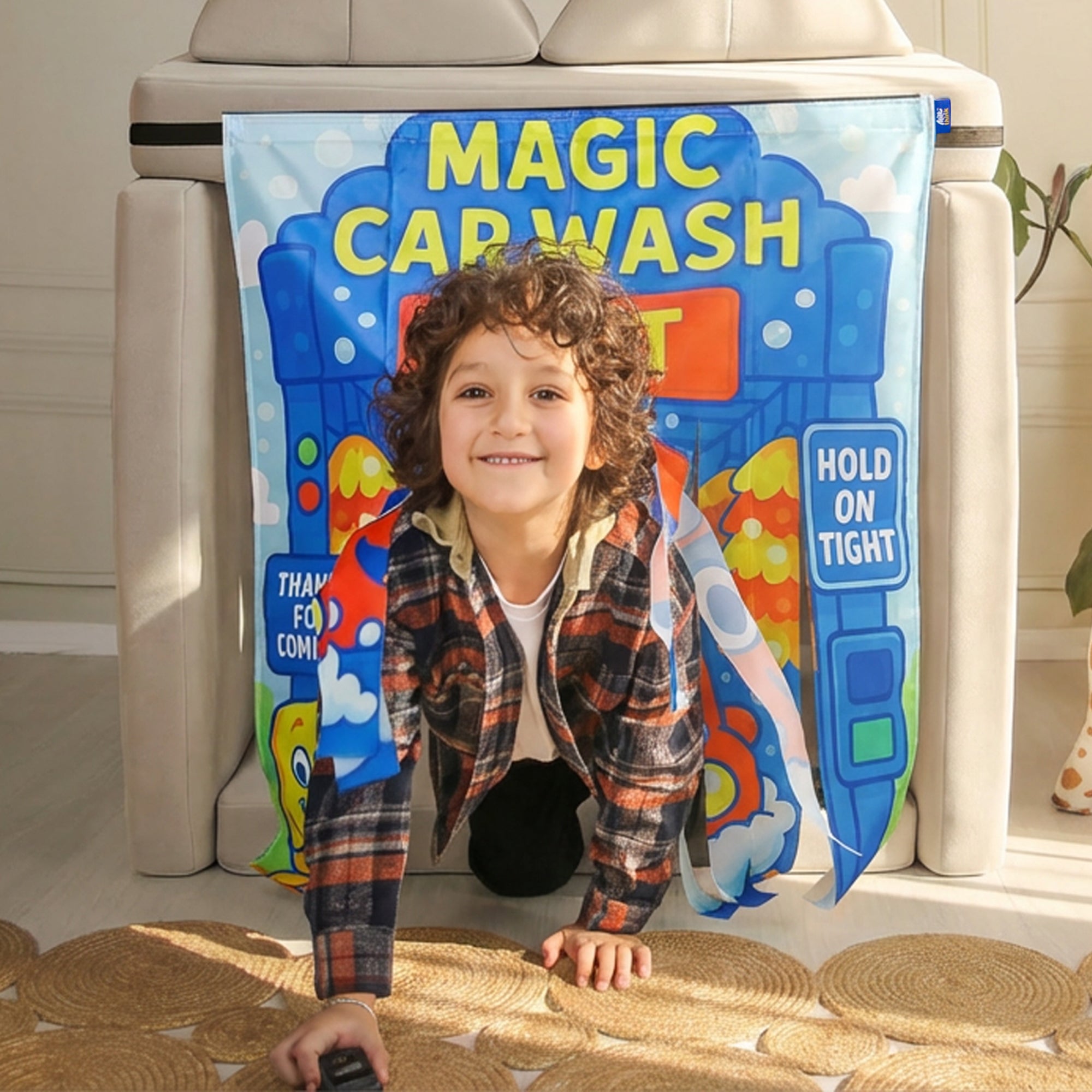 Car Wash Play Panel Set of 2 (Ages 2–7) | Milk & Think