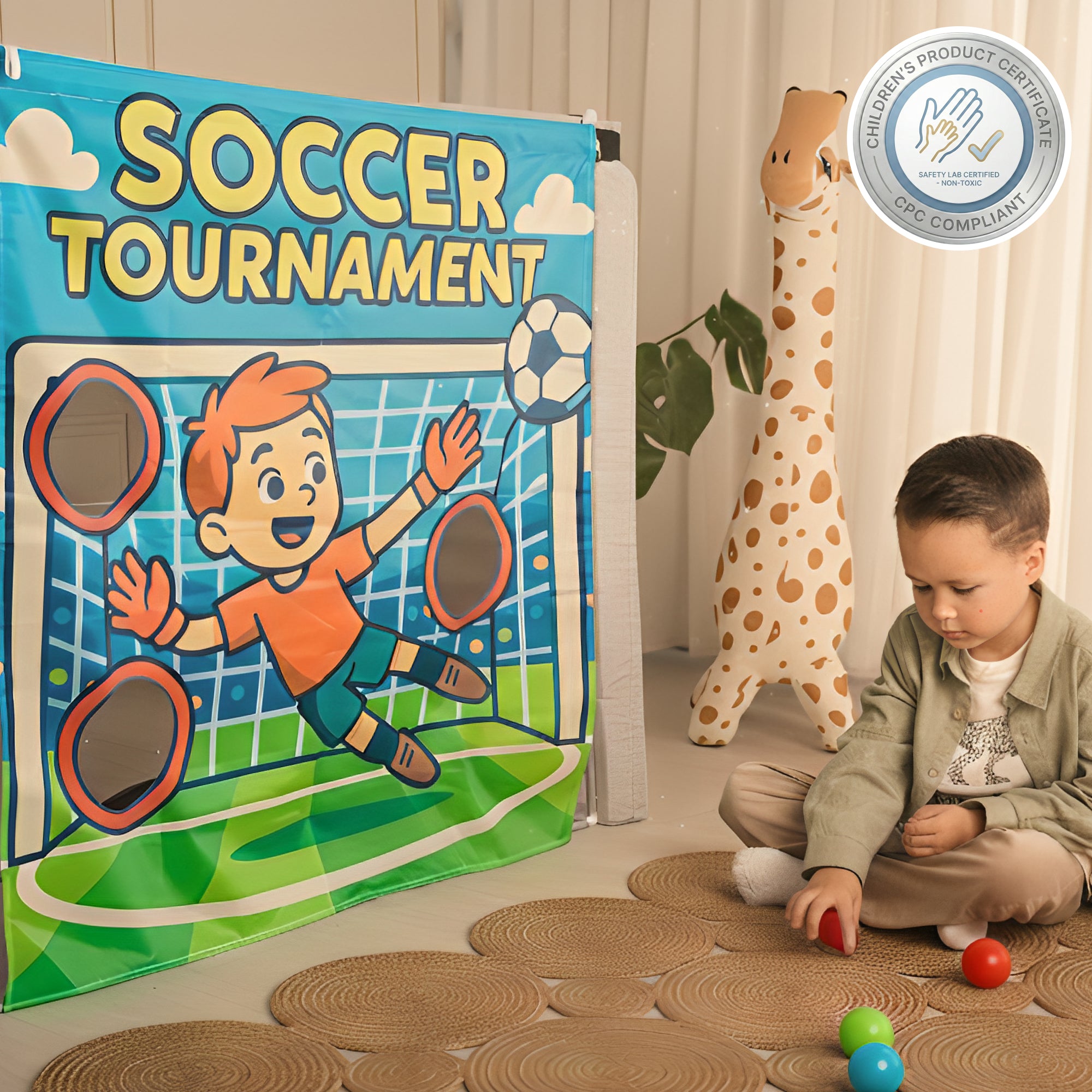 Soccer Tournament Play Panel (Ages 2–7) | Milk & Think