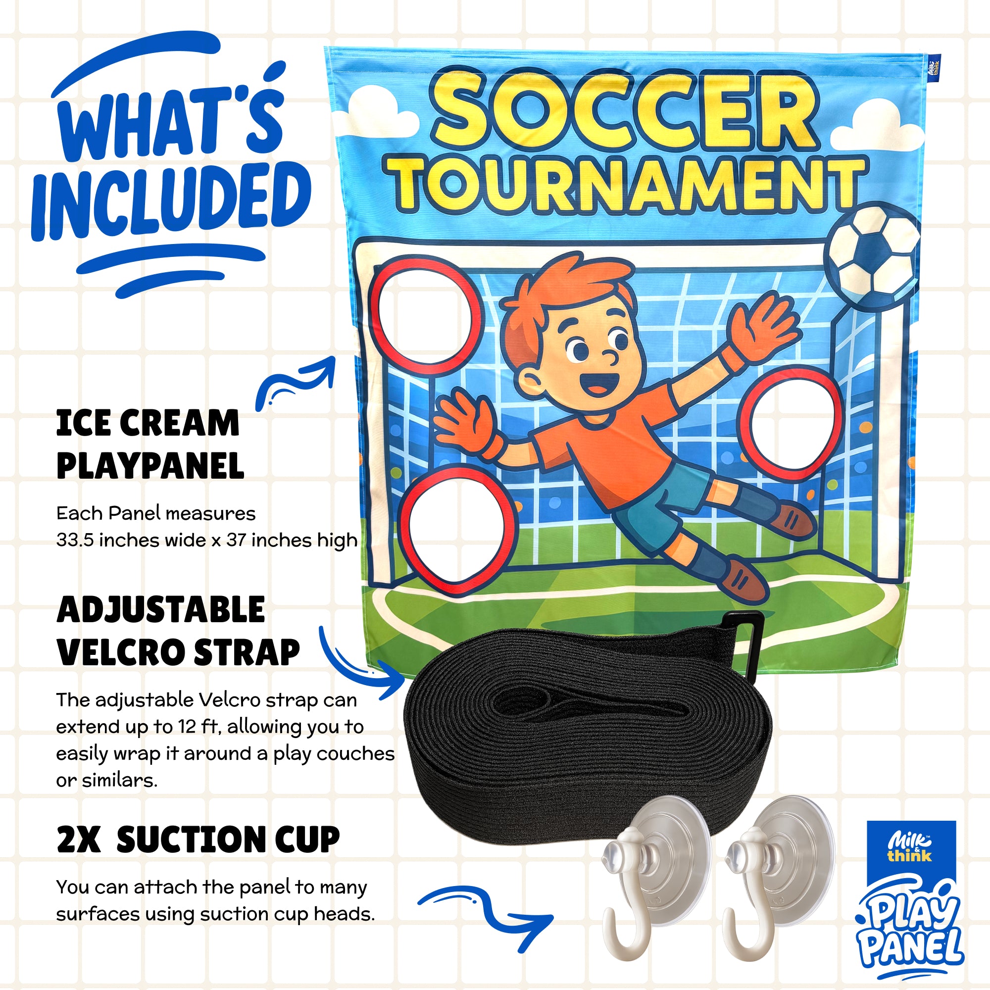 Soccer Tournament Play Panel (Ages 2–7) | Milk & Think