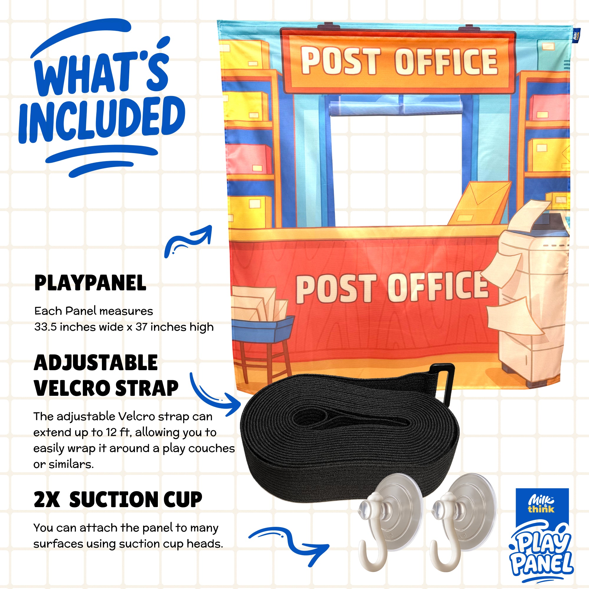 Post Office Play Panel (Ages 2–7) | Milk & Think
